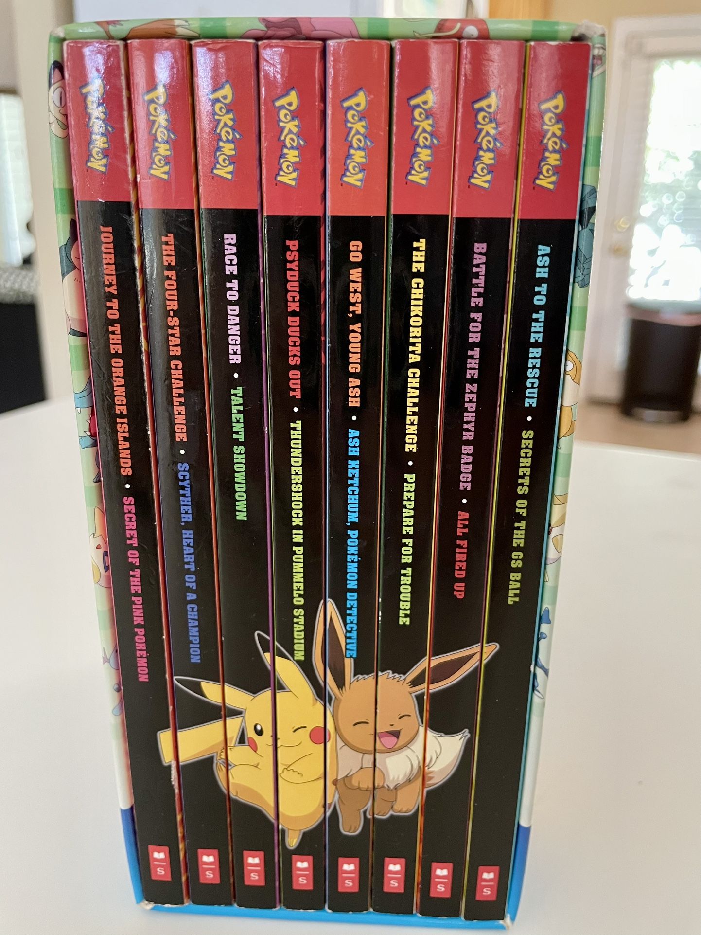 Pokemon Classic Adventure Collection: 8 Chapter Books Box Set In Near New Condition