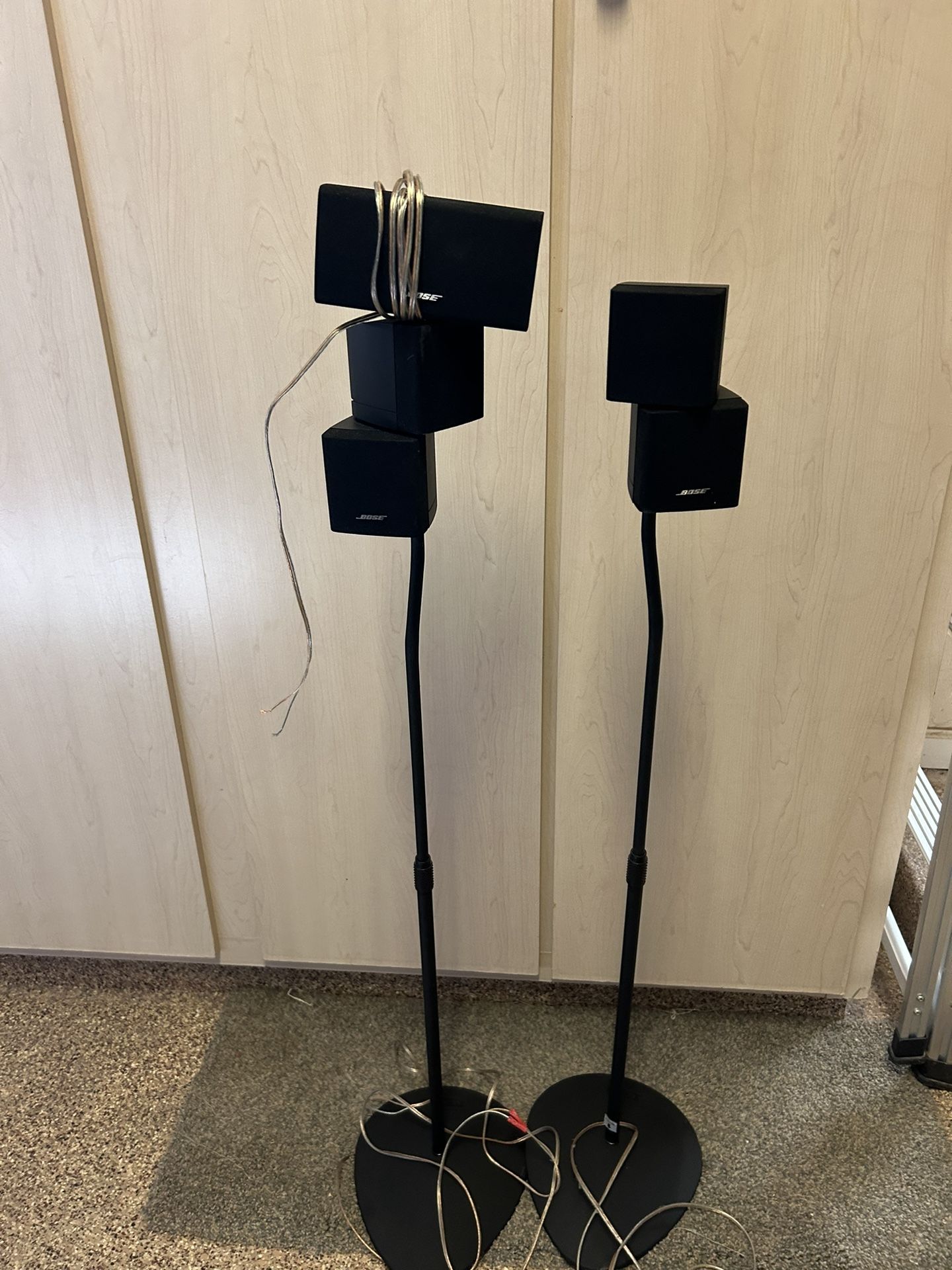 Bose Speakers And Stands