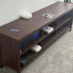 3-Tier Open Shelf TV Stand - Espresso	