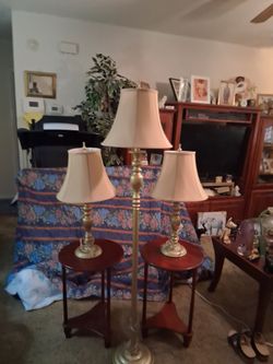 Tables and lamps