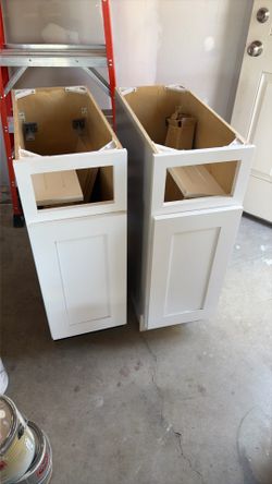 12” KITCHEN CABINETS (2)