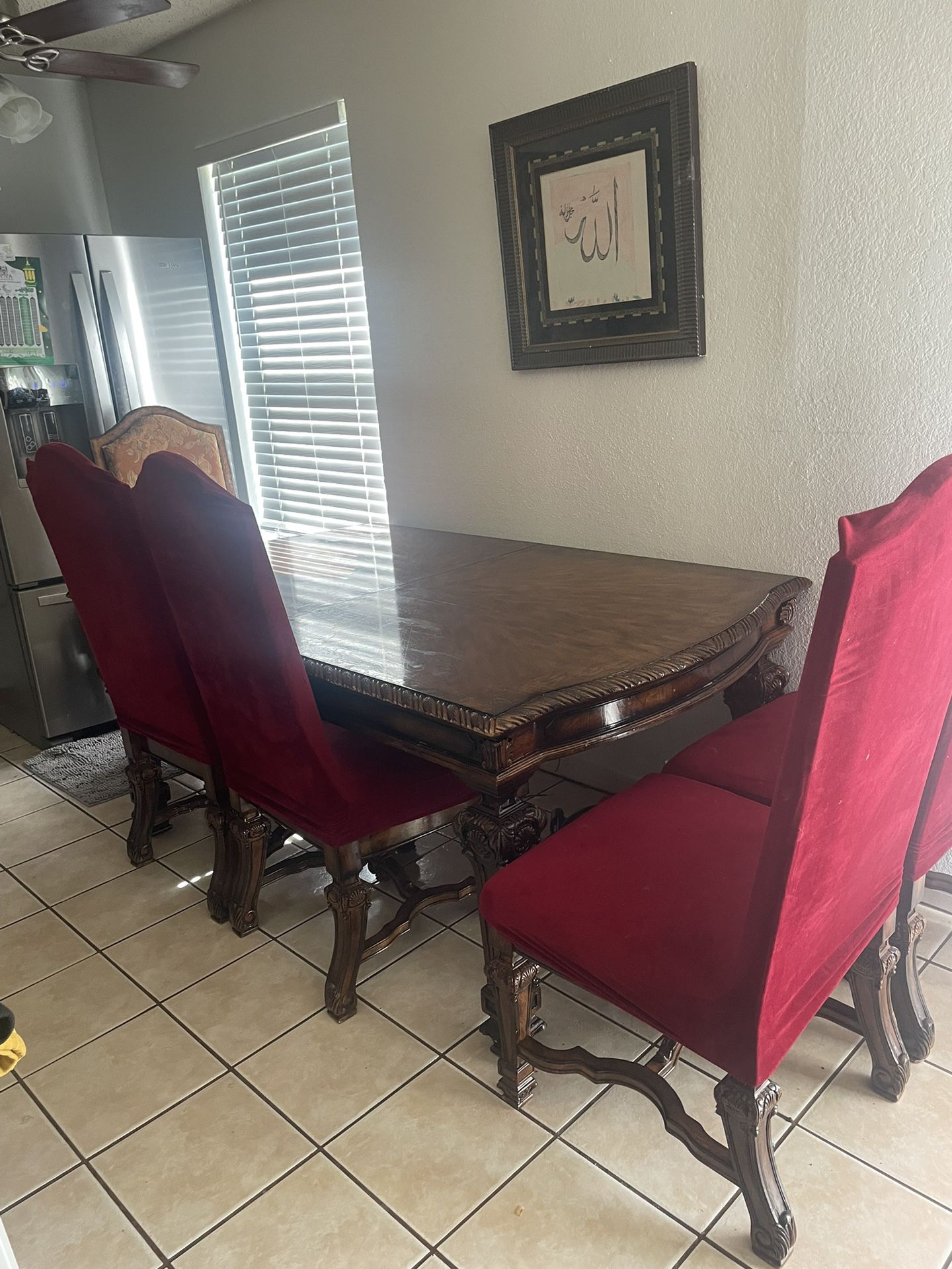 Dining Table With 6 Chairs 
