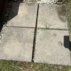 FREE 18”x18” concrete pavers you remove