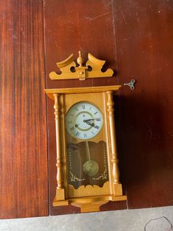 Vintage 31 Day Half Hour Chimes Polaris Wall Clock