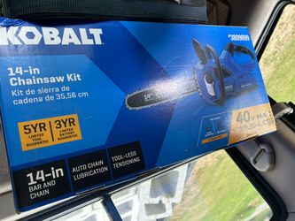 Kobalt 40v Chainsaw