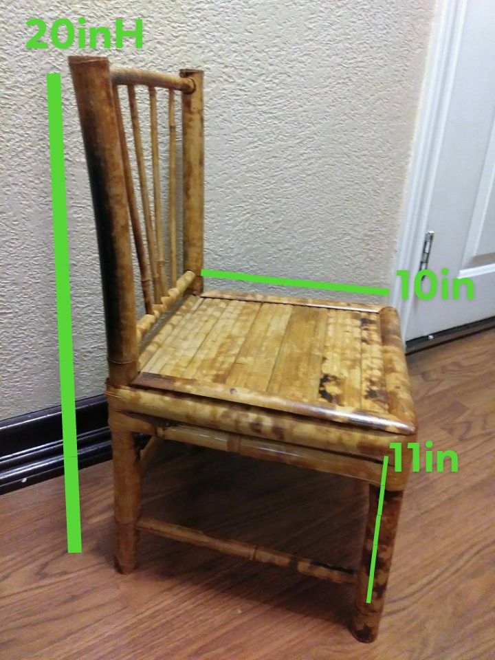 Bamboo chair $15