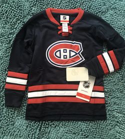 Official NHL Montreal Canadiens Kids Jersey Size Medium 5/6 New with Tags