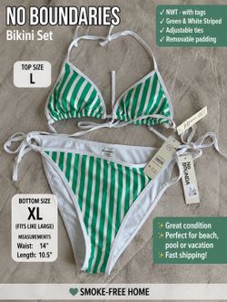 Super cute striped string bikini