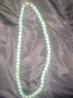 Beautiful jade bead necklace