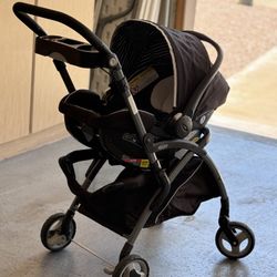 Graco SnugRider Elite Car Seat Carrier And Stroller 