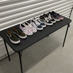 5 Pairs Of Vans ~ SIZE 7.5, 8.5, 9 & 9.5