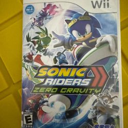 Nintendo Wii Sonic Riders Zero Gravity (2008)with Manual 
