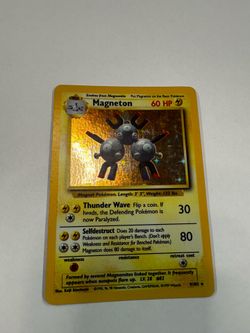 1999 Pokemon TCG: Base Set - Magneton 9/102 Holo WOTC Vintage LP-MP