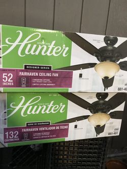 Hunter 52” ceiling fan