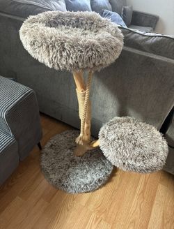 35 Inch Cat Tree  Wooden Scratching