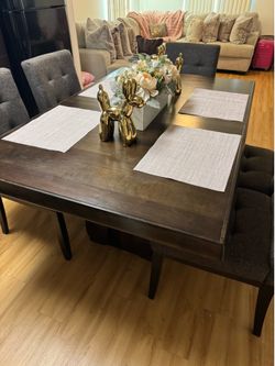 Dining table set  for 6