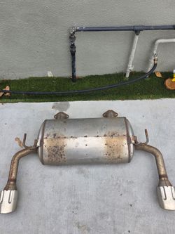 Q50 stock exhaust.