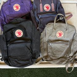 FJALLRAVEN KANKEN BACKPACKS Set Of 4