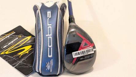 RH SR. BRAND NEW COBRA F. MAX #4 HYBRID 23* MATRIX THE FIRST TEE UNIFLEX. GRAPHITE SHAFT W/ NEW GOLF PRIDE GRIP Including a New Cobra Hybrid head co