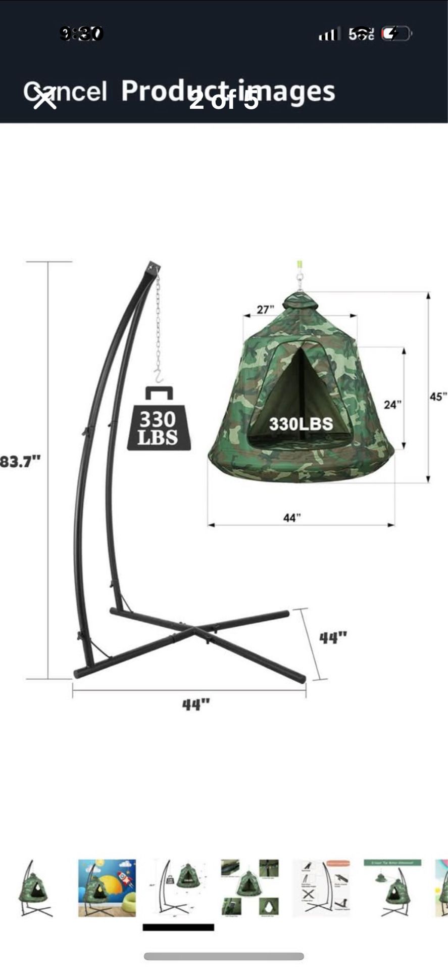 Tent Swing