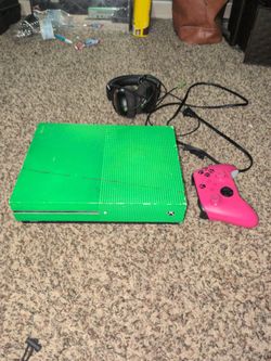Xbox One S Console with Controller and Headset