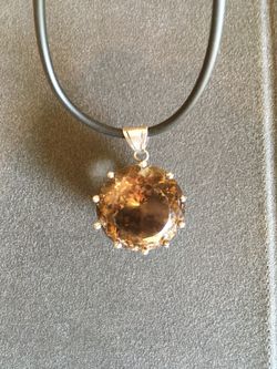Smokey Topaz Quartz Pedant