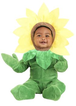 New Baby Sunflower Costume 6-9 Mos