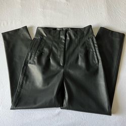 Zara- Faux Leather Pant Womens