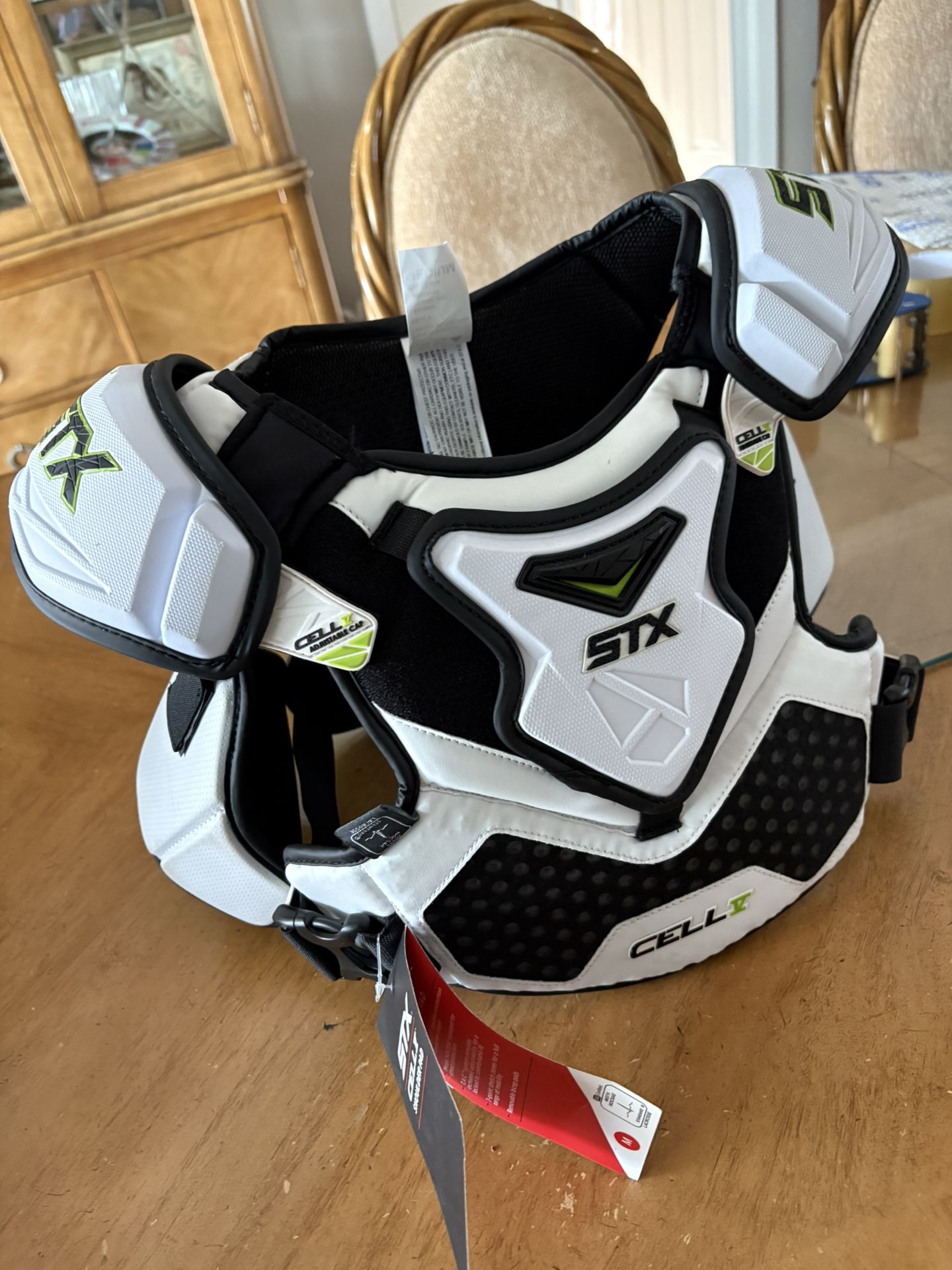 New Stx Cell Iv Lacrosse Chest Protector Medium
