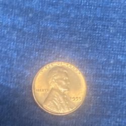 1955 Double Lincoln Wheat Penny