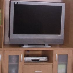 TV Stand Natural Wood Color