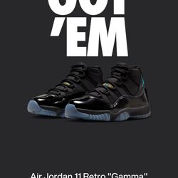 Jordan 11 Retro Gamma Blue (2025) Size 12