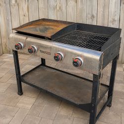 Royal Gourmet GD403 4-Burner Grill & Griddle with Hard Cover