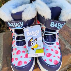 New Bluey Snow Boots Sz 8..11...12