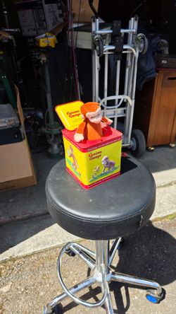 Vintage-Style Curious George Jack-in-the-Box by Schylling