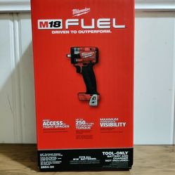 M18 FUEL GEN-3  Lithium-Ion Brushless Cordless 3/8 in. Compact Impact Wrench with Friction Ring (Tool-Only)