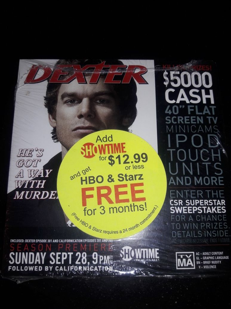 Dexter Californication Limited DVD Set NEW SEALED!!
