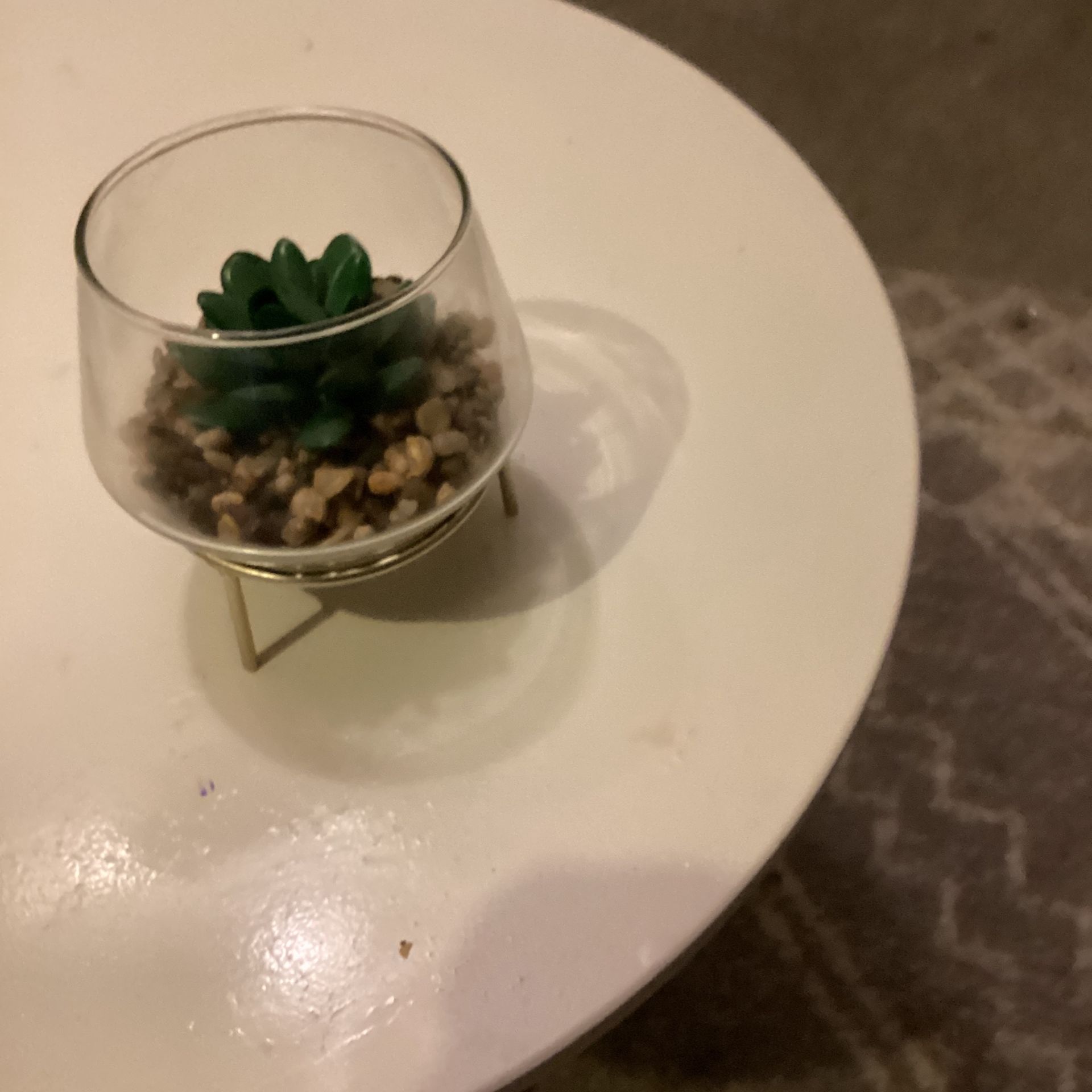 small fake plant