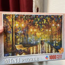 1,000 Piece Mini Puzzle - A Rainy Night