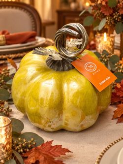 Martha Stewart Luxury Decorative Pumpkin – New With Tags