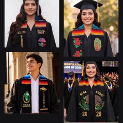 Graduation Stoles, Variety -  Estolas De Gradación, Variedad