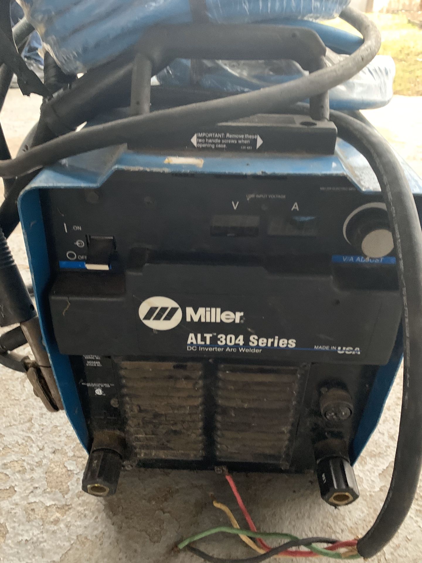 Miller welder ALT 304 series weld machine