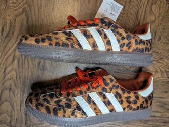 adidas Samba OG Preloved Red Leopard JI2734 Men's Size 7 New without Box