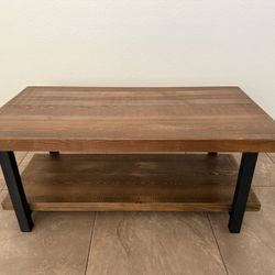 wood coffee table 