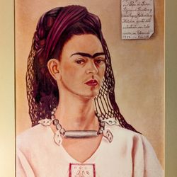 Frida Kahlo Photo/Print 1940 Self-Portrait For Sigmund Firestone ~ 28" x 22"