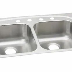 Stainless Steel Double Sink 18g