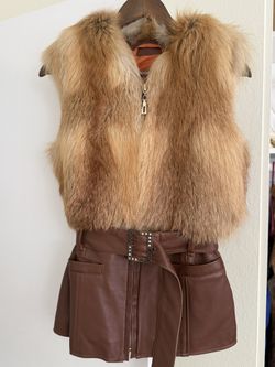 fur vest