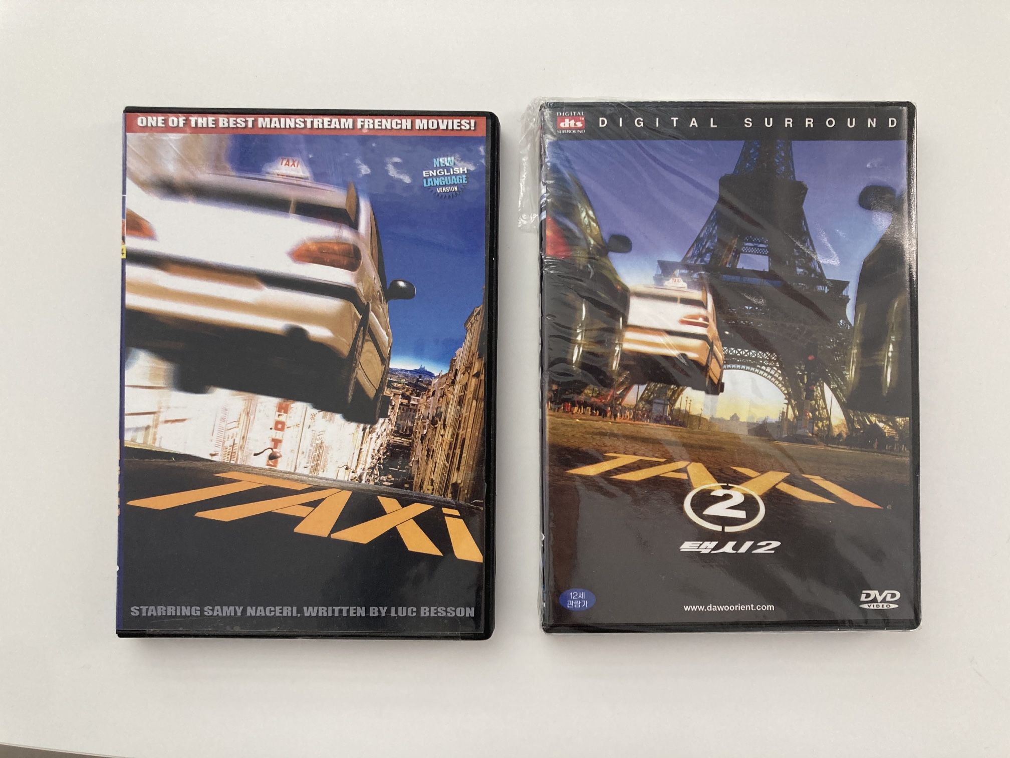 Taxi & Taxi 2 - French Movie - Marseille Action Movie - DVD - Vintage