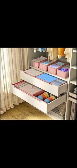 Brand new heavy duty fabric storage organizer bins