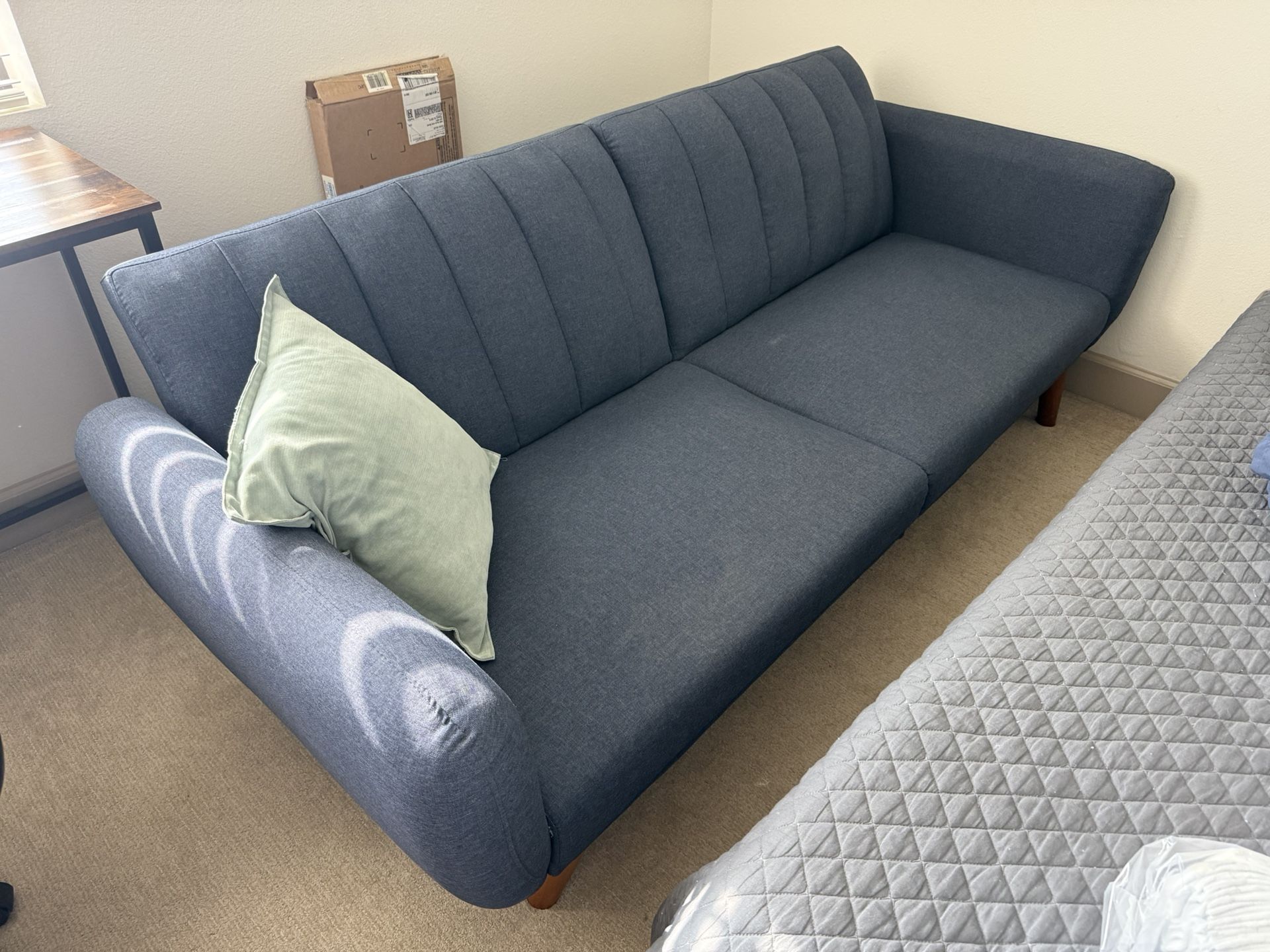 Novogratz Brittany 81.5” Round Arm Futon Chair For Sale